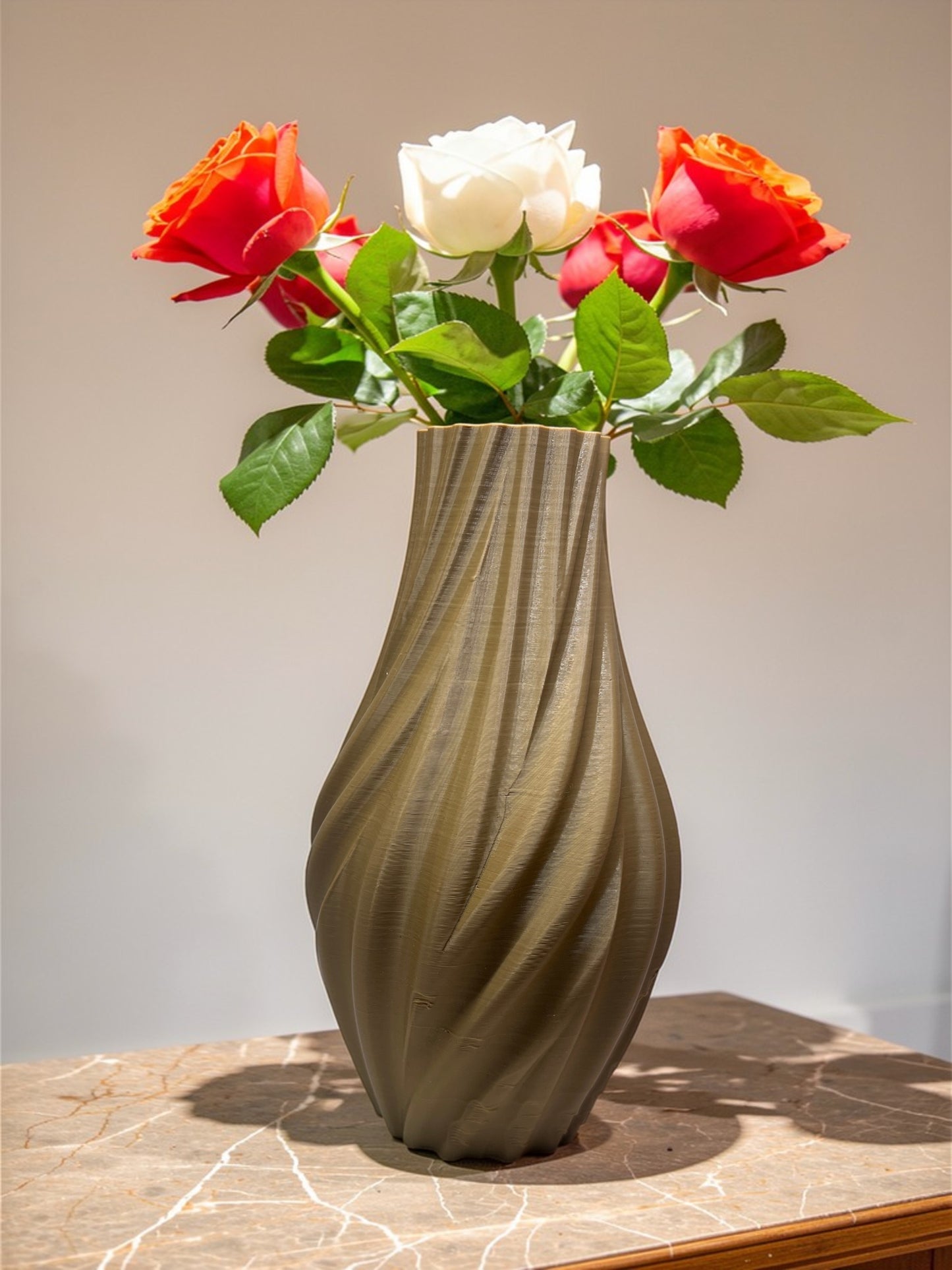 Twisted Flower Vase