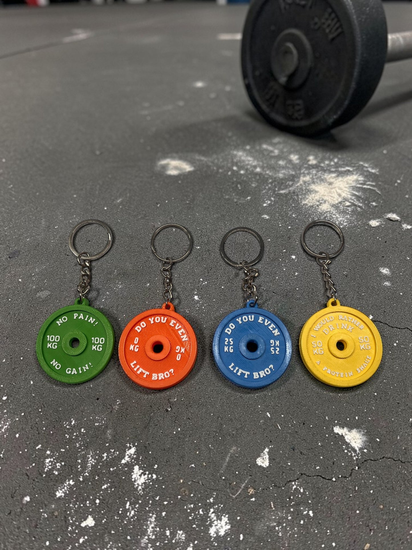 Weights Keychain