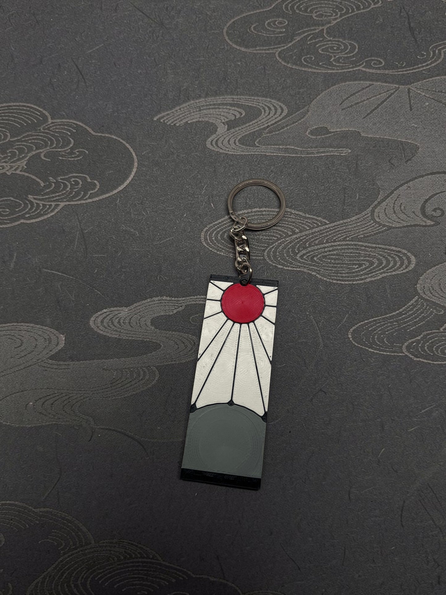Hanafuda Style Keychain