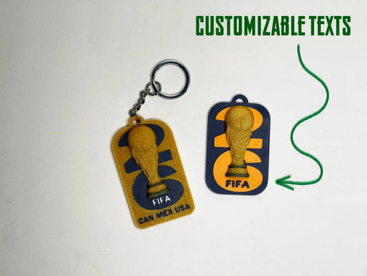 FIFA WORLD CUP Keychain - Customisable