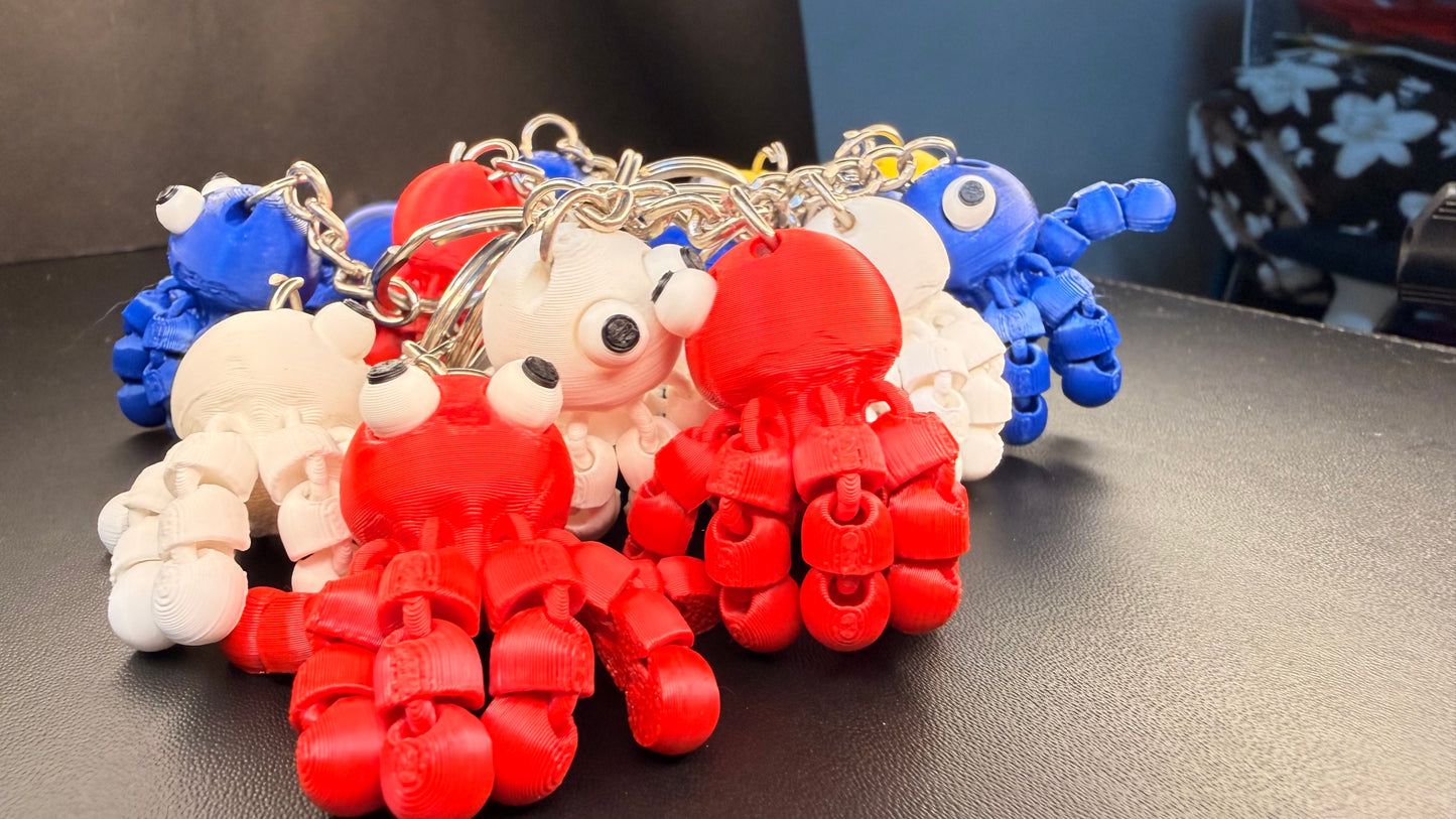 Octopus Keychain