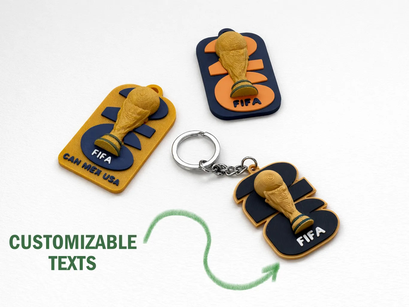 FIFA WORLD CUP Keychain - Customisable