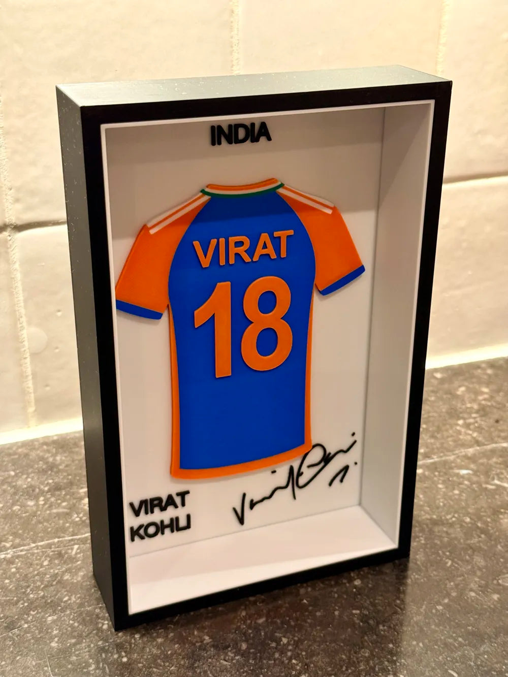 Virat Kohli - India - Jersey Frame