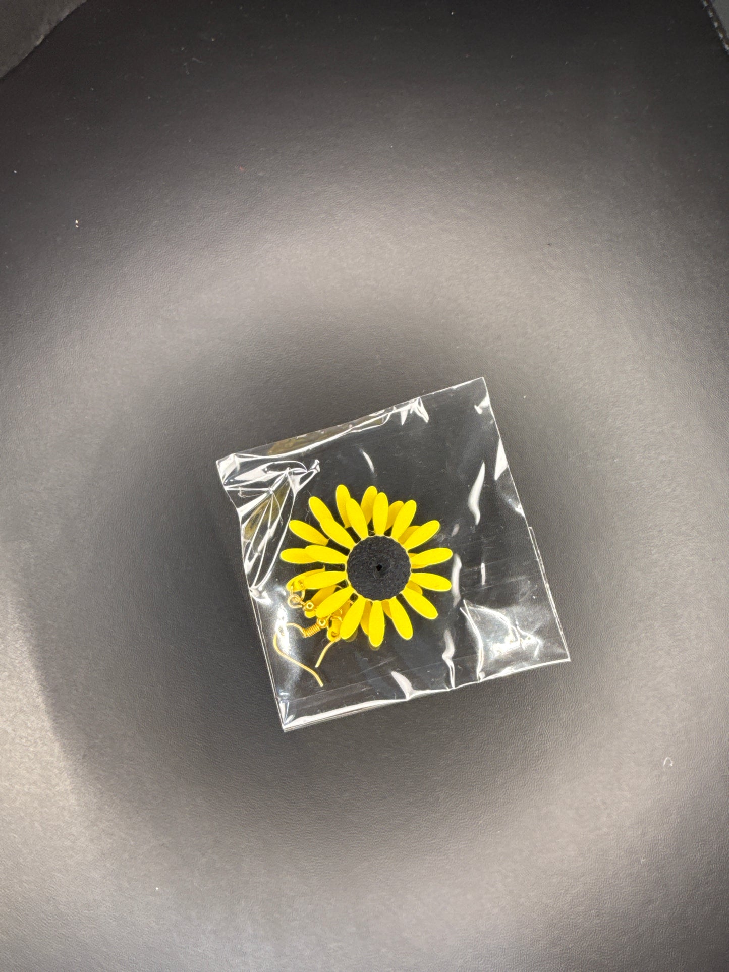 Big Sunflower Earrings