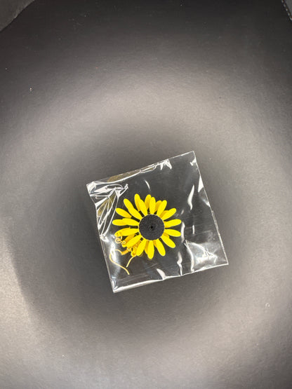 Big Sunflower Earrings
