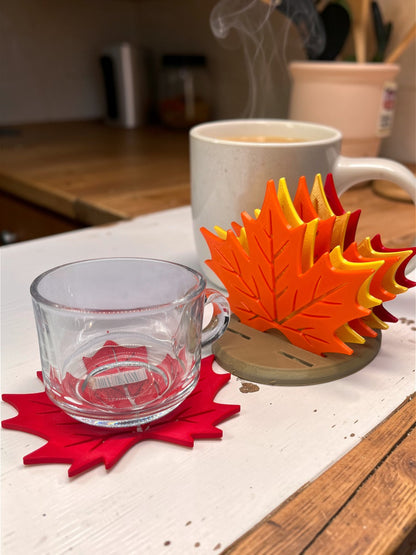 Maple Leaf Coasters